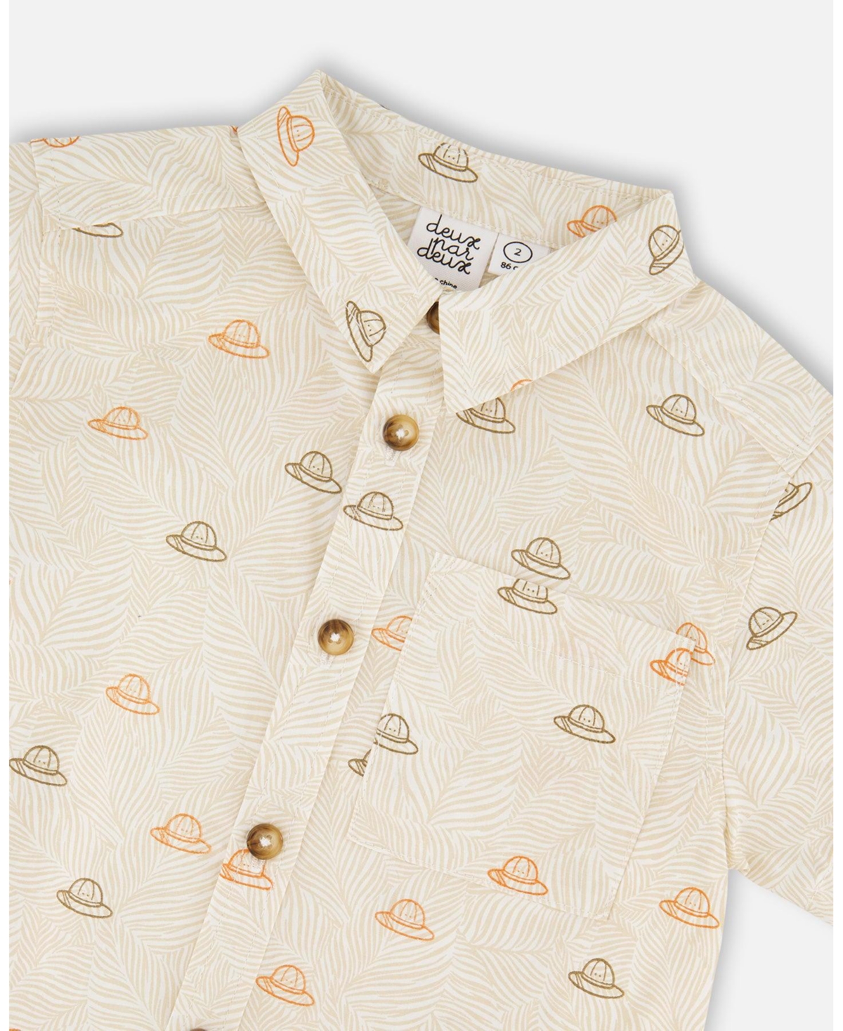 Deux par Baby Boys Poplin Shirt