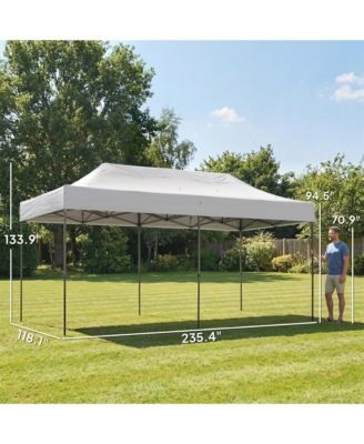 10x20 ft Pop Up Canopy Tent, Heavy Duty Outdoor Canopy,