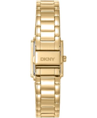 Women's Champagne Dial Gold-Tone Stainless Steel Bracelet Watch, 23 x 30mm
