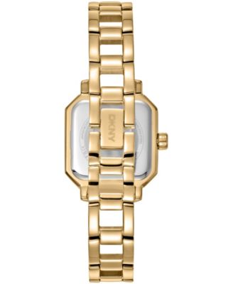 Women's Champagne Dial Open Link Gold-Tone Stainless Steel Bracelet Watch, 27 x 27mm