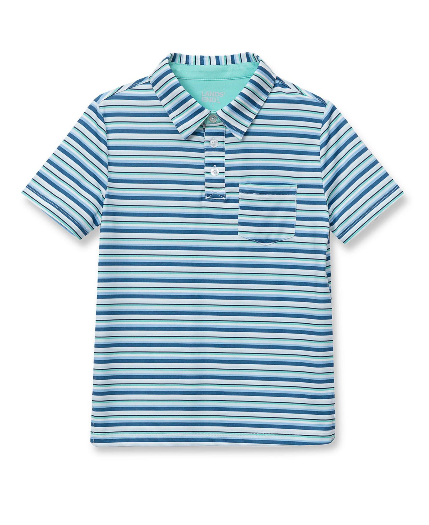 Little And Big Boys Short Sleeve Adventure Performance Polo Shirts