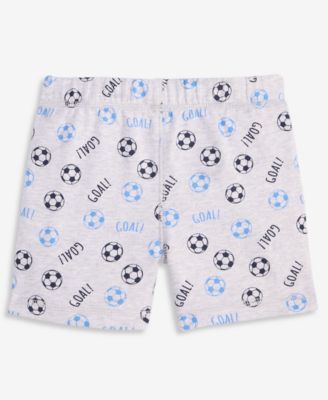 Baby Boys' Mix & Match Soccer Goal Printed Shorts