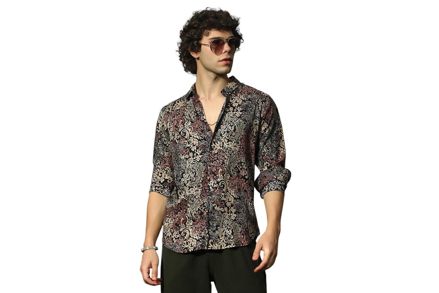 Men's Multicolour Regal Foliage Shirt