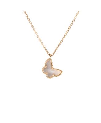 Sweet Alhambra Butterfly Pendant Necklace