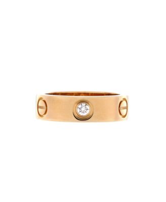 Love 3 Diamonds Band Ring