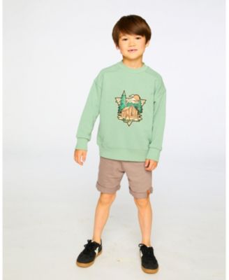 Big Boys French Terry Shorts Taupe