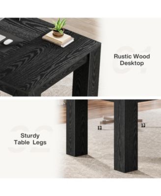 63-Inch Executive Desk, Large Office Computer Desk, Simple Workstation Writing Table Study Table for Home Office