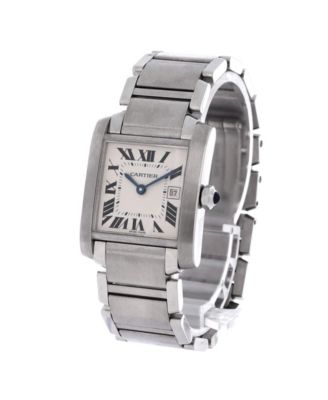 Tank Francaise Quartz Watch in Stainless Steel 25mm