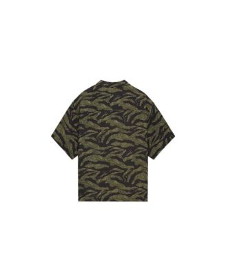 Big & Tall SS Camo Relaxed Camp Shirt