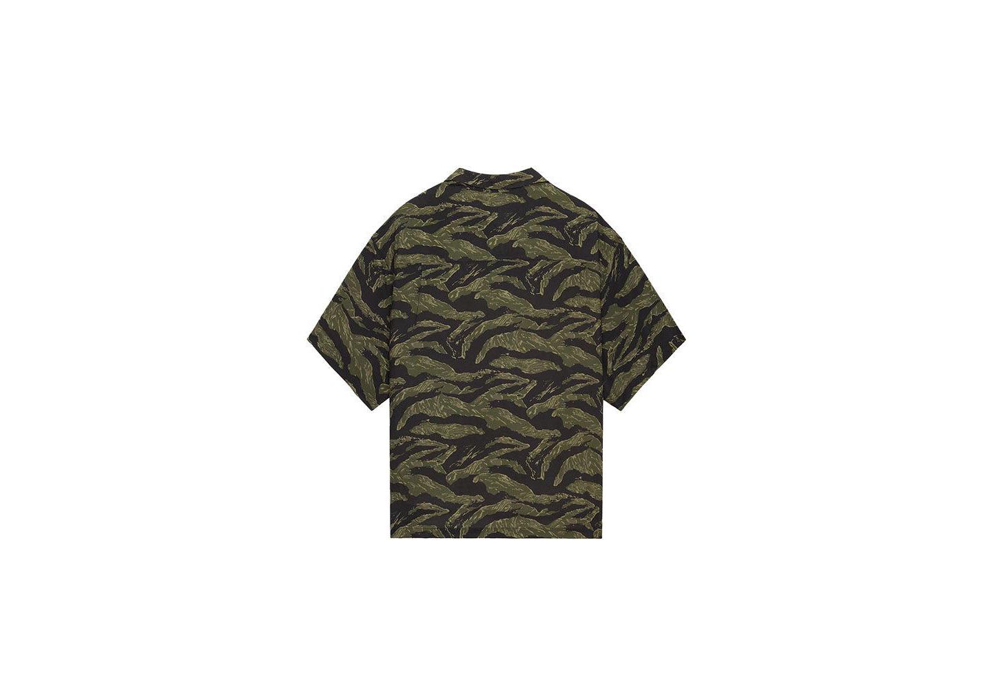 Мужская рубашка Alpha Industries Camo Relaxed Camp, цвет: Камуфляжный — фото 3