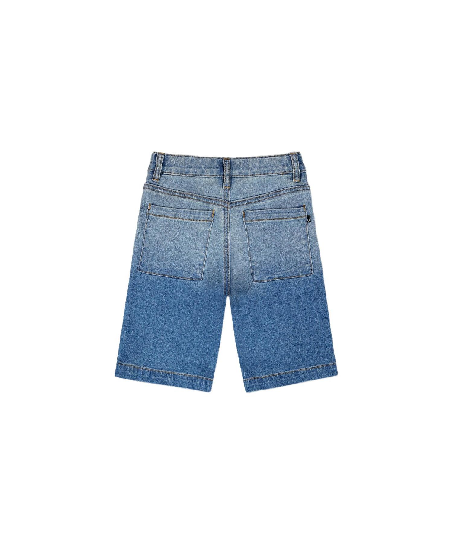 Big Boys Little/ Stretch Jean Bermuda Grey To Blue Gradient