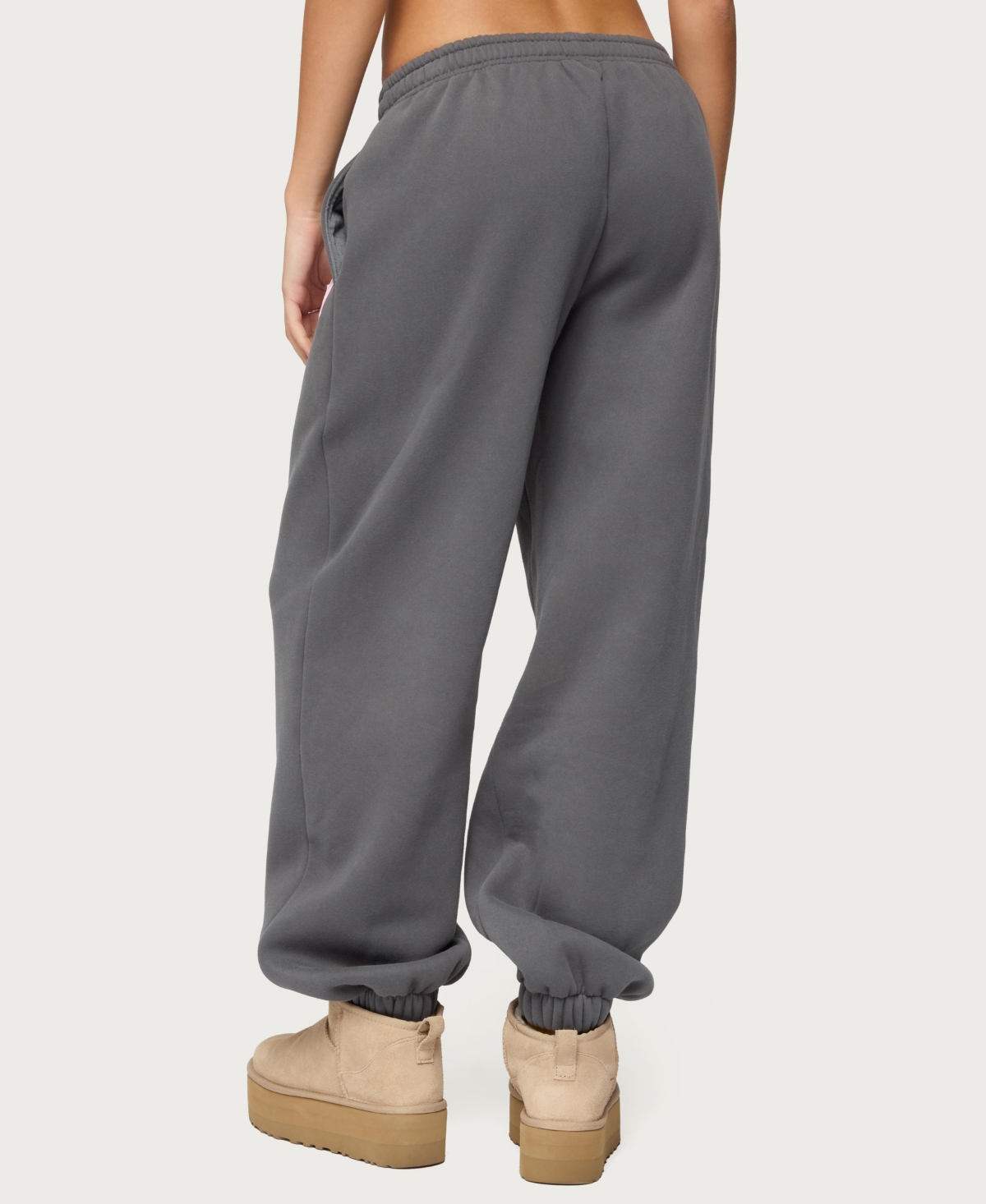 Edikted Womens Major Love Sweatpants