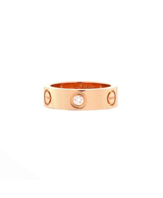 Love 3 Diamonds Band Ring