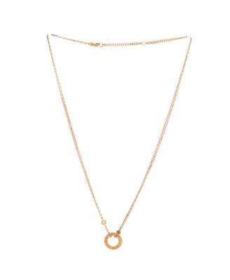 2 Diamonds Love Pendant Necklace