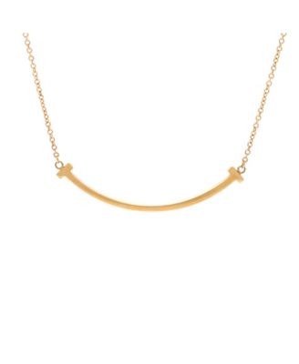 T Smile Pendant Necklace