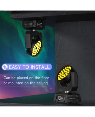 360W RGBW Moving Head Stage Light with Auto Zoom, Full DMX Control for Events & Performances
