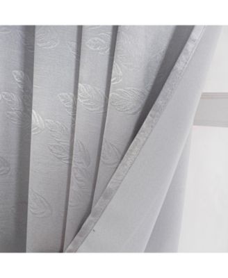 100% Polyester 200 GSM Arlo Embossed Blackout Grommet Curtain Panel 54" x 84"