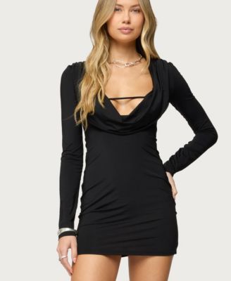 Women's Nairobie Cowl Neck Mini Dress