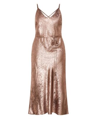 Women's Kaia Metallic Slip Dress