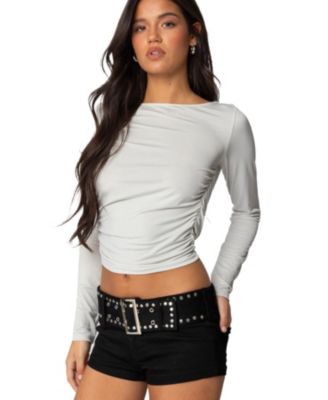 Women's Kristy Open Cowl Back Top