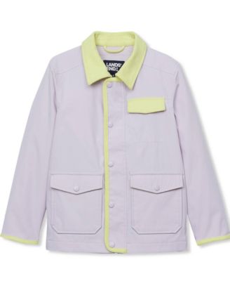 Girls Water Resistant Utility Jacket