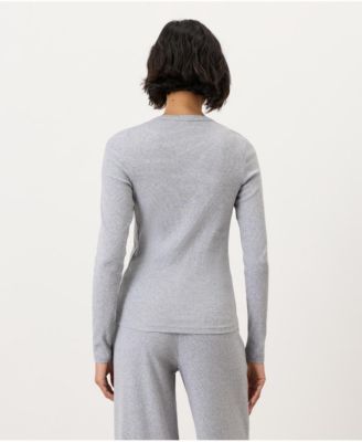 Women's Dream Rib Slim Henley made with organic cotton Top