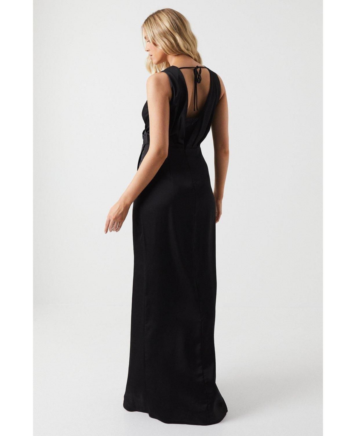 Coast Women's Ruched Satin Bridesmaid Dress