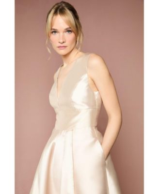 Women's Plunge Waterfall Maxi Dress