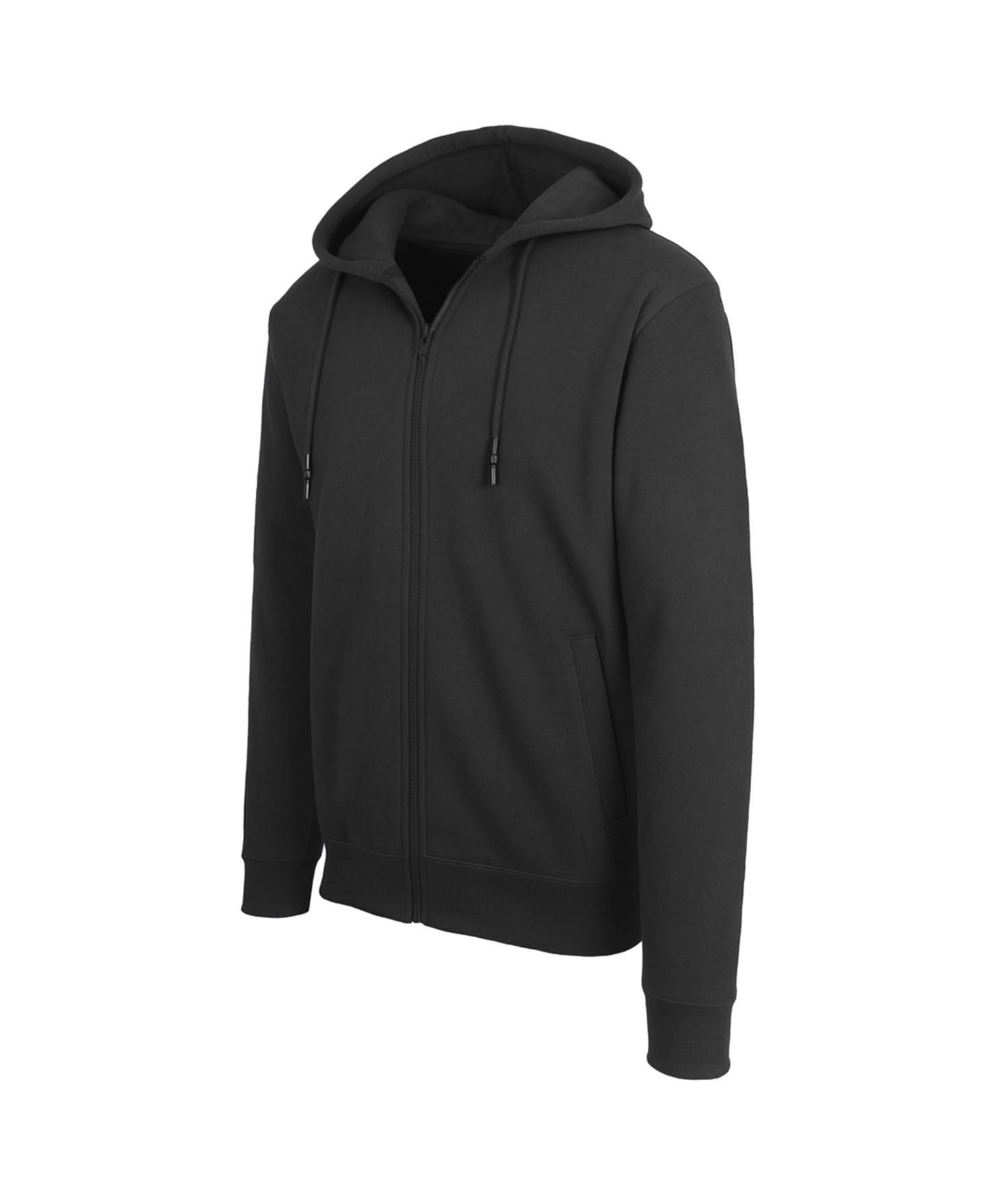 Мужское худи Blue Ice Full Zip Regular-Fit Hooded, цвет: Чёрный — фото 2