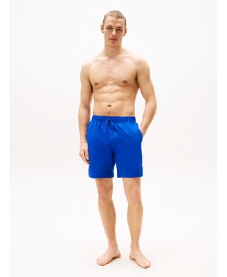 Men's Long Drawstring 7" Swim Trunks