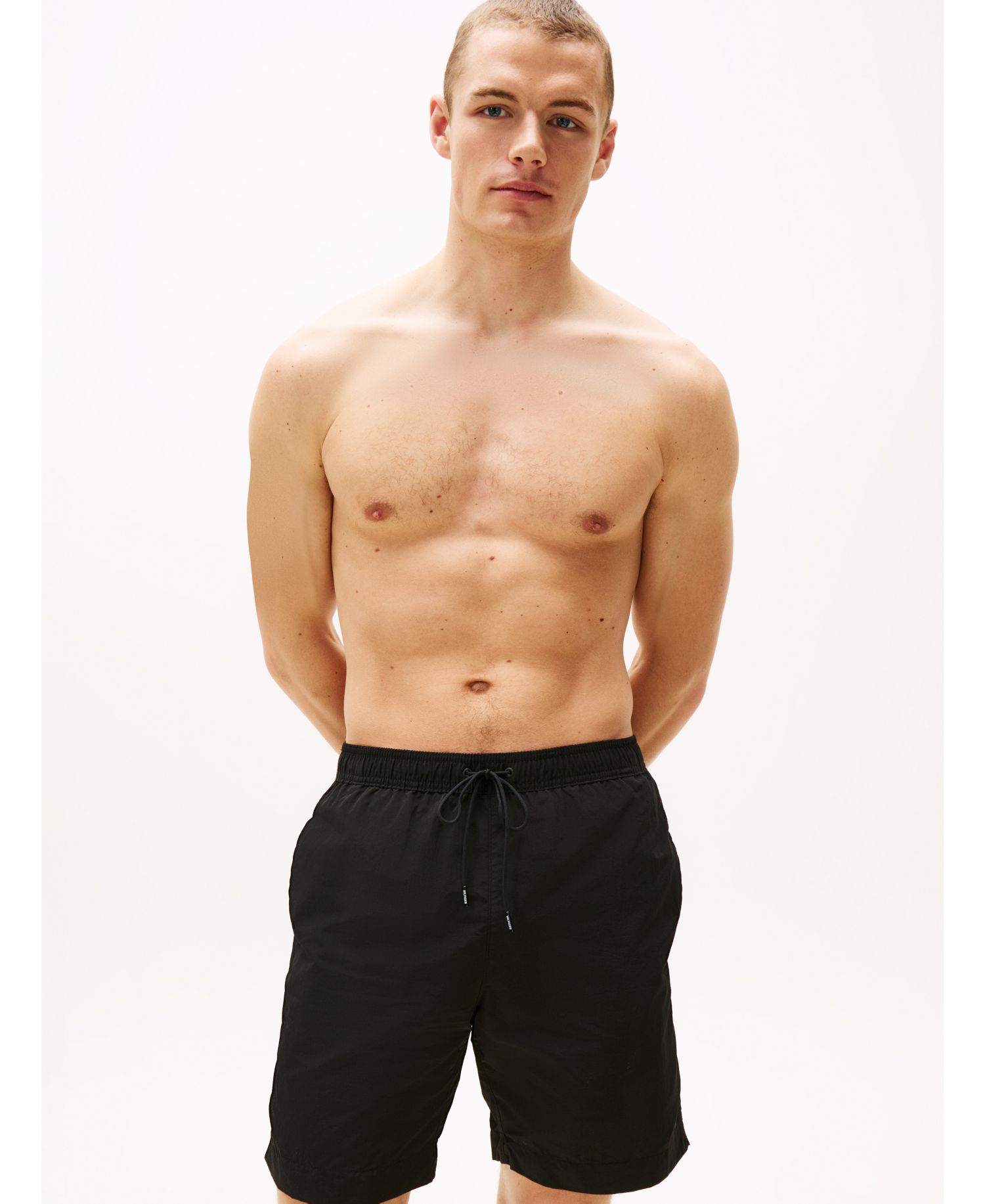 Men's Long Drawstring 7" Swim Trunks