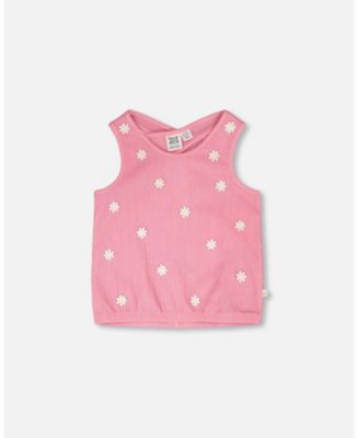 Toddler Girls Crinkle Jersey Tank Top
