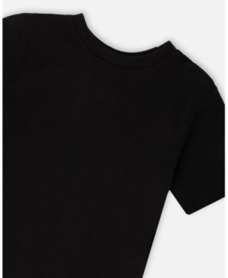 Boy Cotton Jersey T-Shirt Solid - Toddler