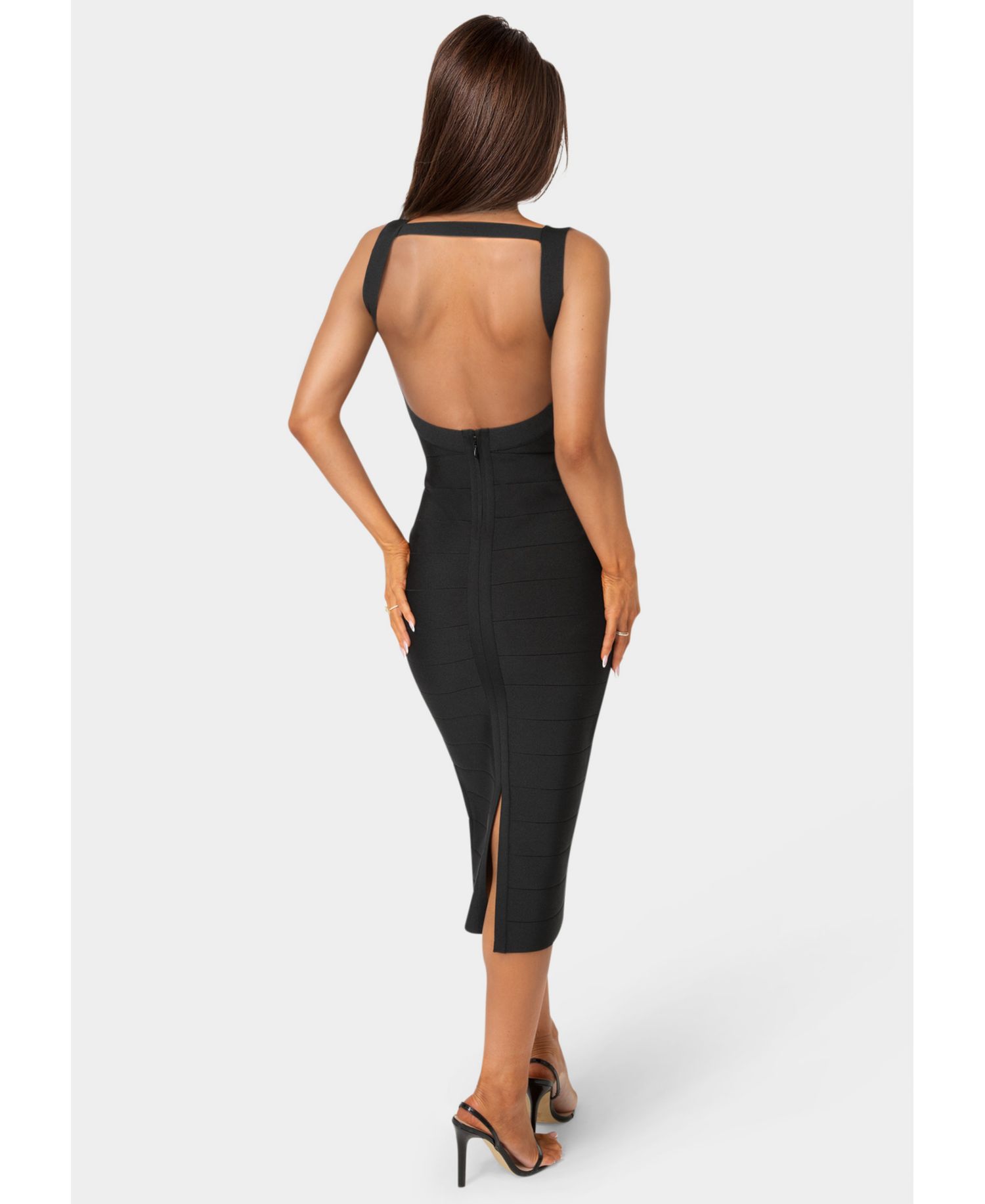 Womens Bandage Midi Tank Dress