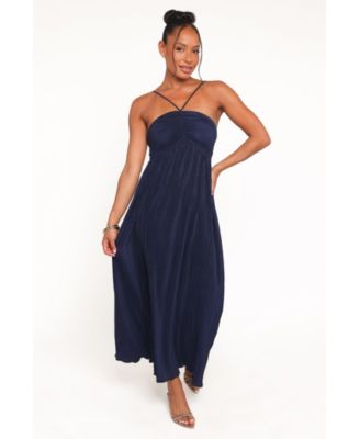 Women's Polly Halterneck Maxi Dress