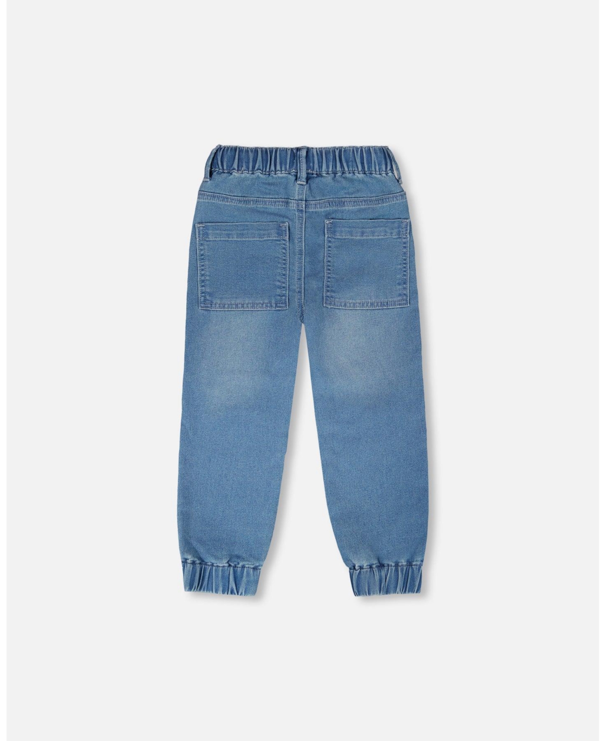 Deux par Baby Boy Stretch French Terry Denim Jogger
