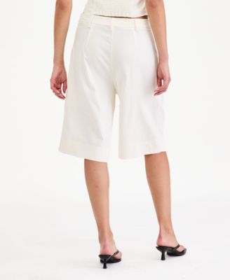 Women's Pleated Bermuda Shorts, Macy's Exclusive