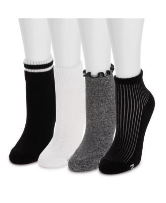 Women's Dream Step Mini Crew Socks, 4 Pair Pack