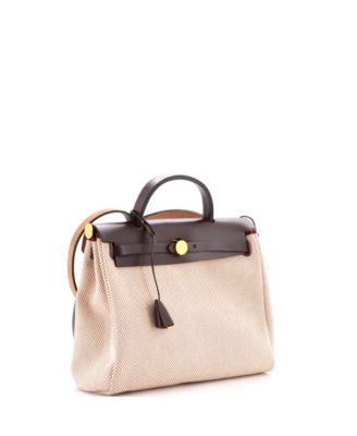 31 Herbag Zip Criss Viking Toile and Leather