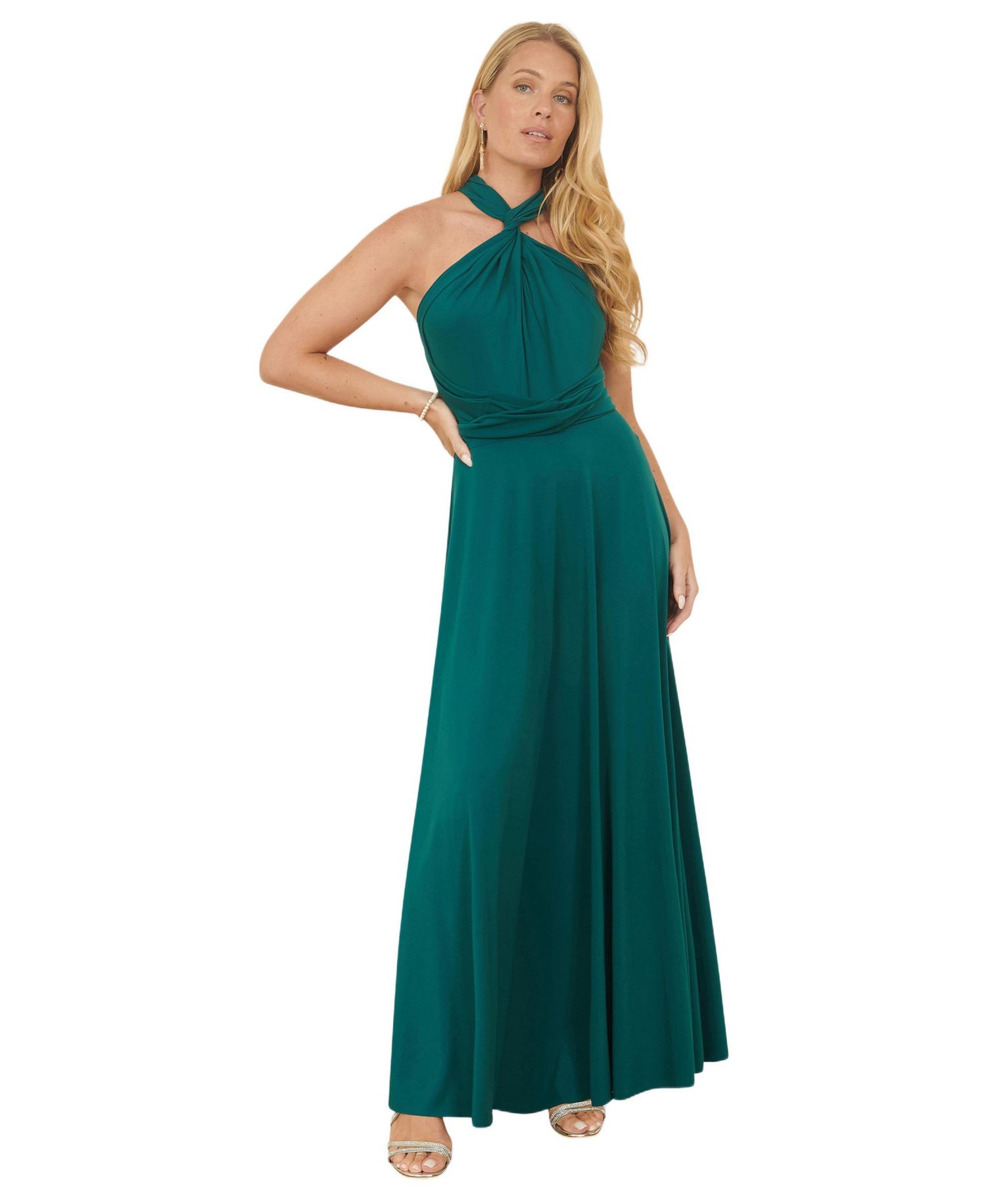 Women's Jersey Stretch Multiway Maxi Dress