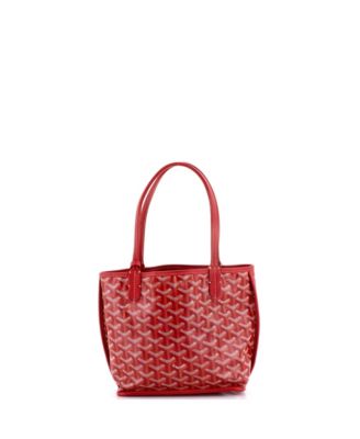 Mini Anjou Reversible Tote Coated Canvas