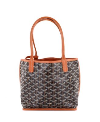 Mini Anjou Reversible Tote Coated Canvas