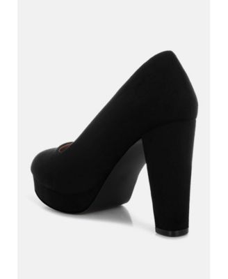 Womens Olanta Block Heel Pumps