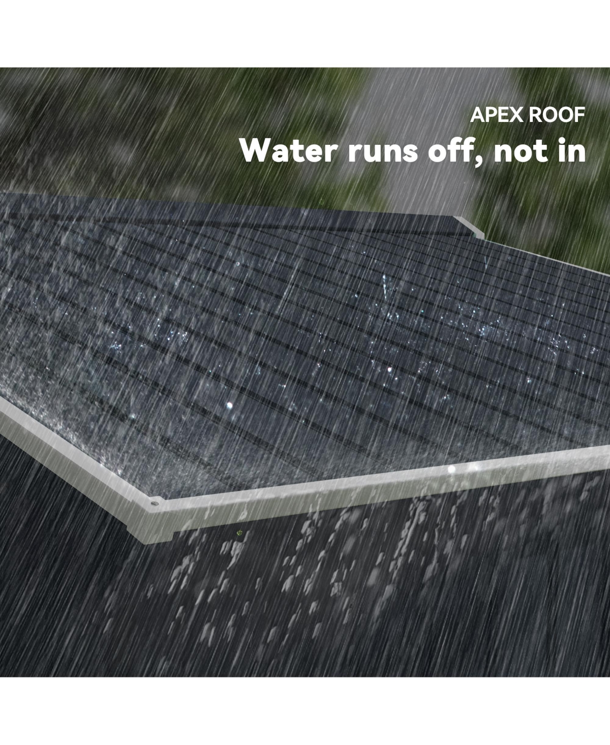 Outsunny 9' x 6' Storage Shed Garden Tool House w/ Vents Doors Dark