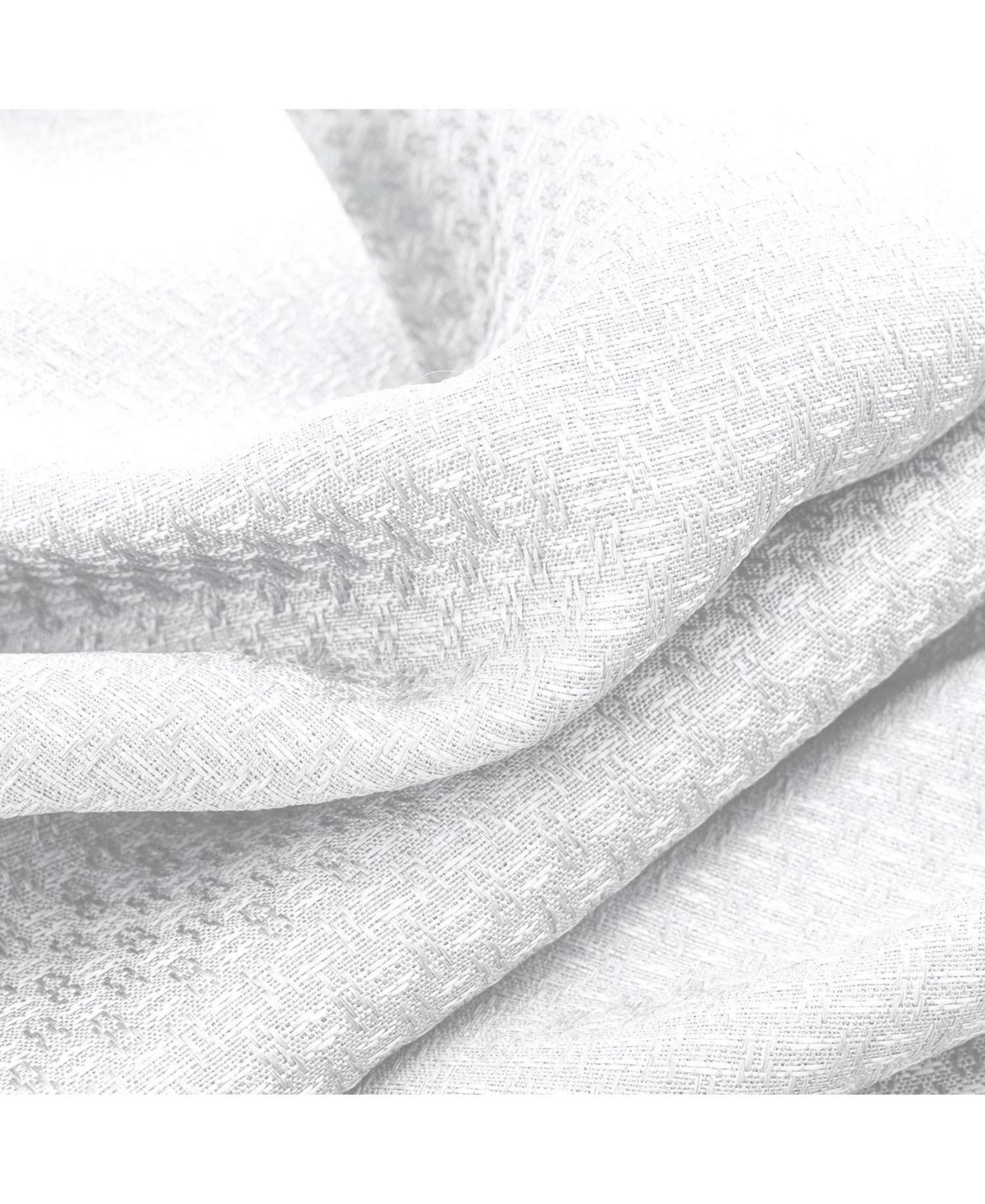Olivia Gray 100% Polyester 250 Gsm Basket Weave Ian Luxury Jacquard Blackout Grommet Curtain Panel 54" x 90"
