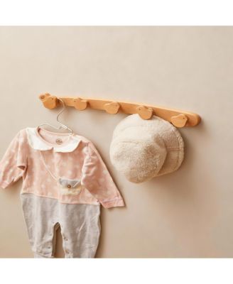 Wooden Bird-Shape Hooks for Kids' Rooms - Heavy Duty, Space-Saving