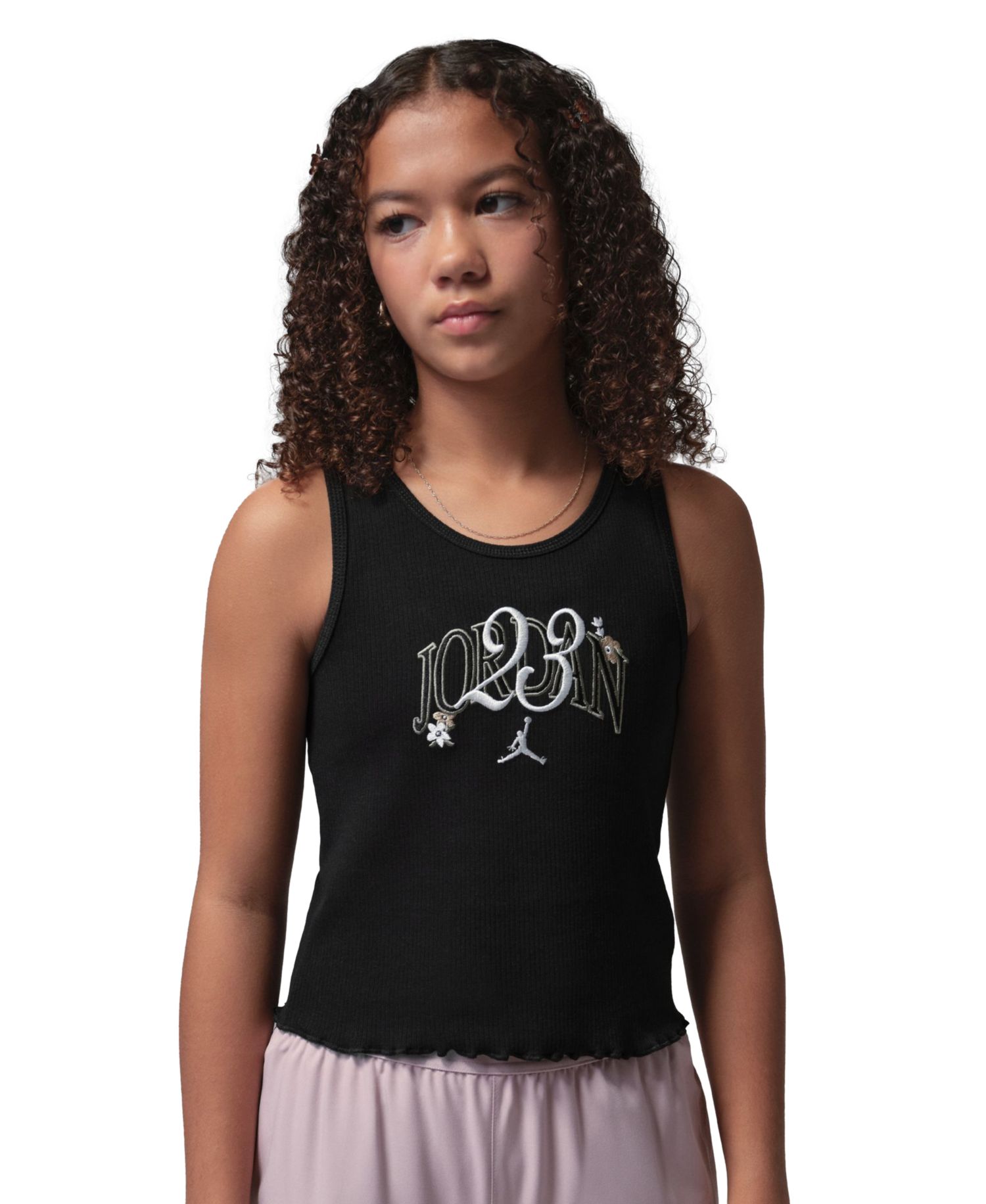 Girls' 7-16 Flower of Friendship Scoop Neck Tank Top