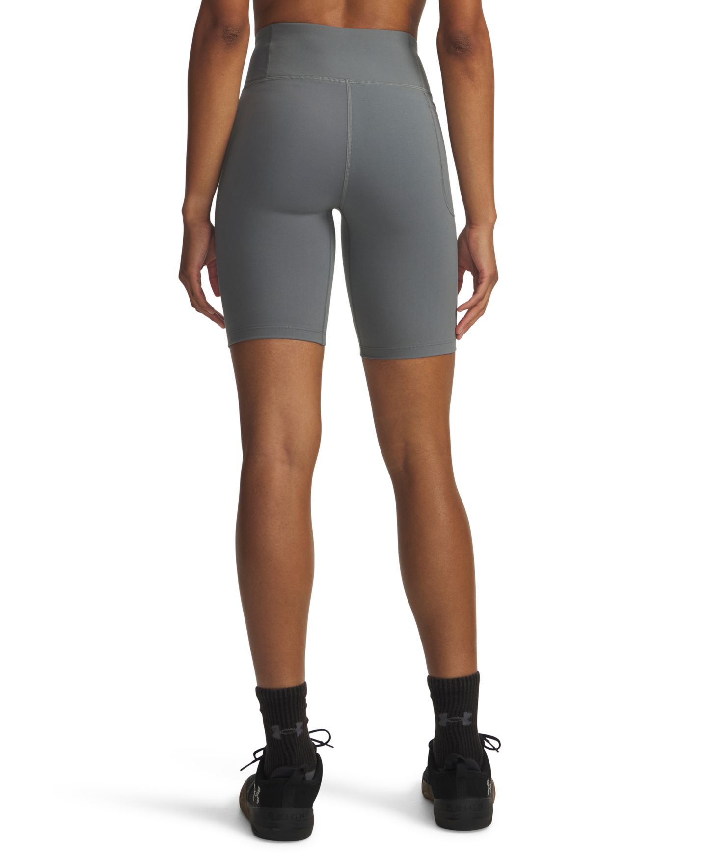 Женские шорты Under Armour Motion Bike Pull-On, цвет: Глиняный зелёный / Титановый — фото 4