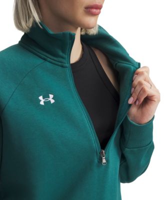 Women's Rival Fleece Mock-Neck Half-Zip Sweatshirt