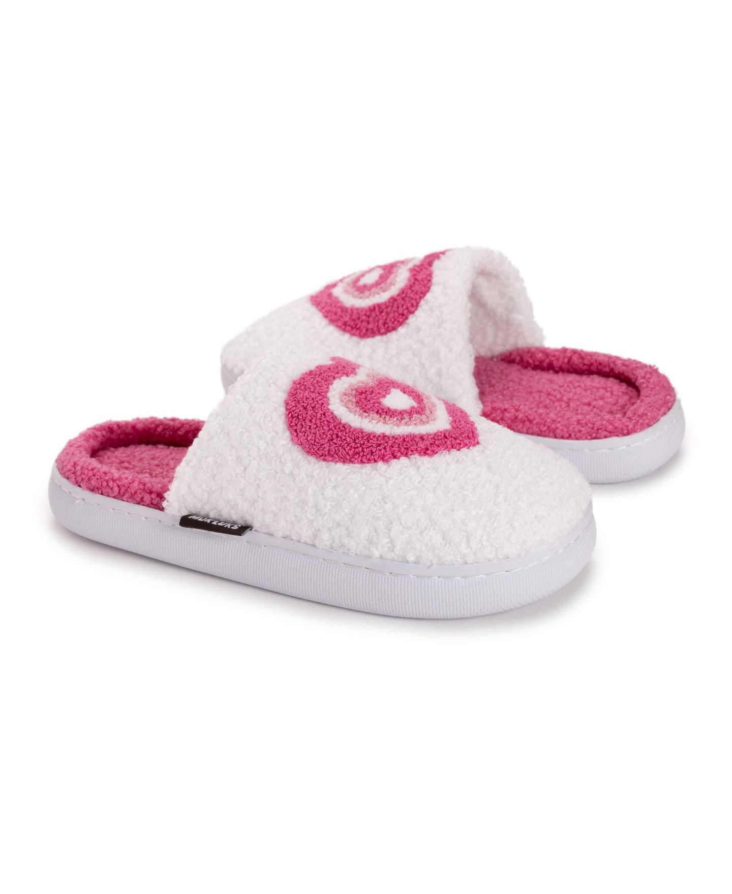 Женские тапочки MUK LUKS Novelty Scuff Slippers, цвет: Розовый — фото 6